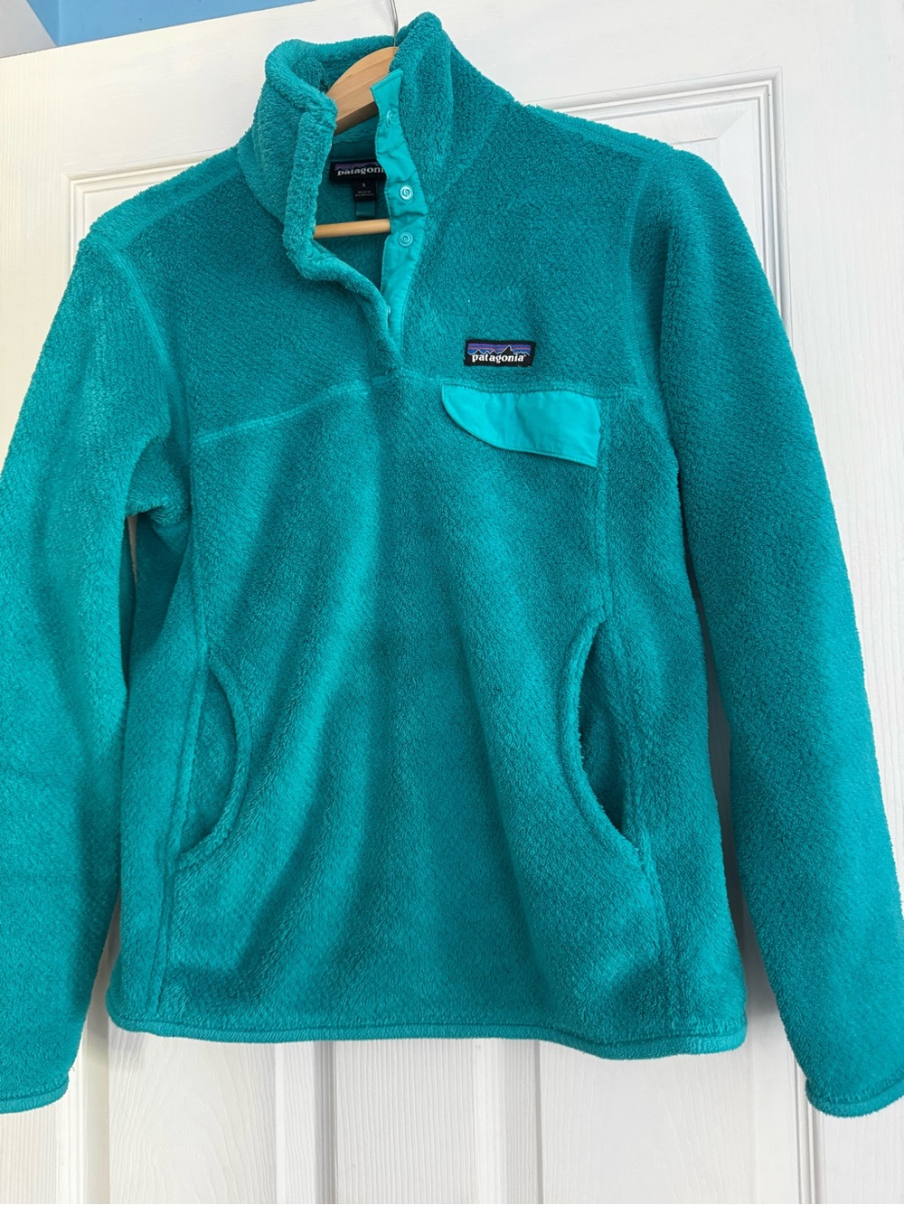 Patagonia teal  Women’s Re-Tool Snap-T Pullover —